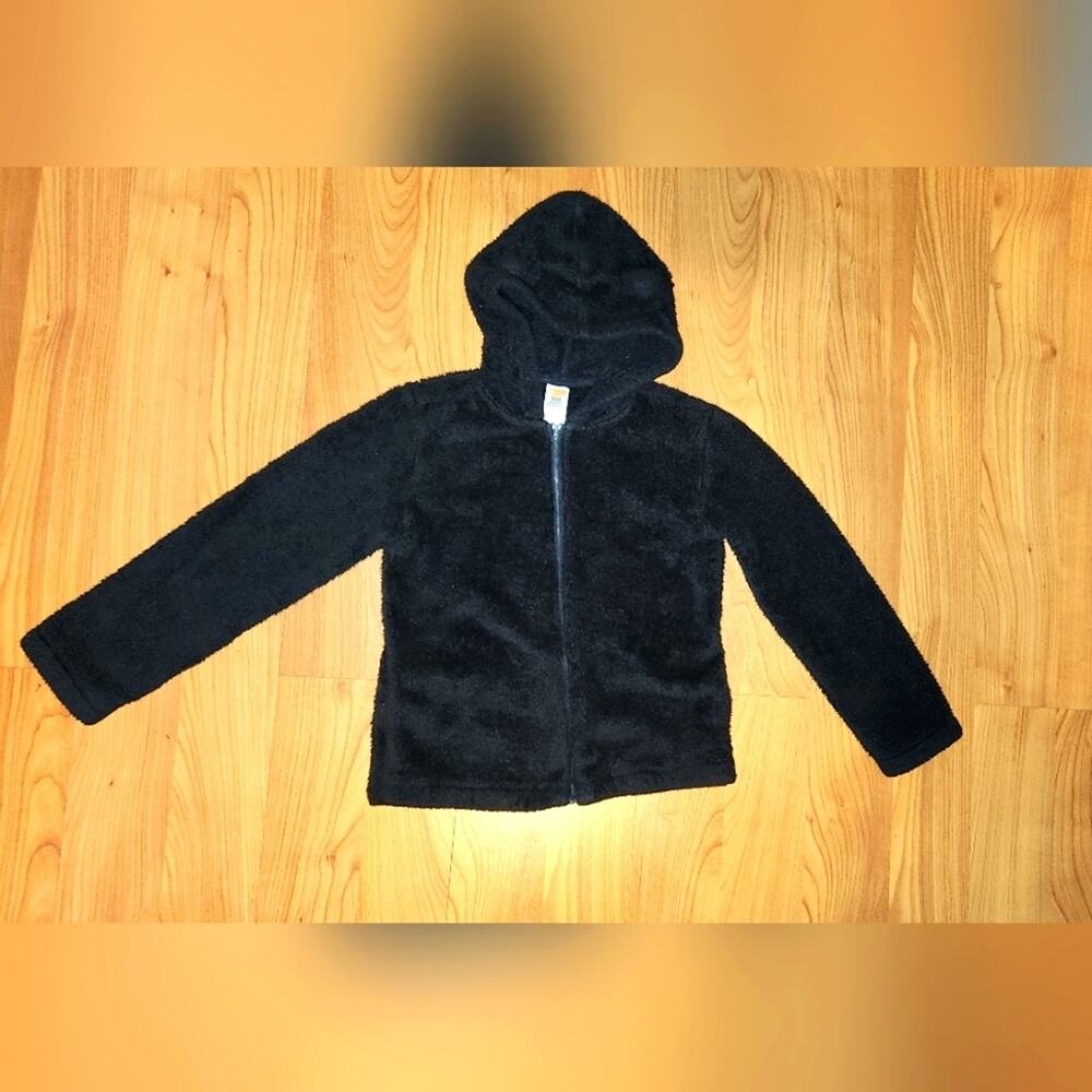Gymboree Black Zip Up Med 7-8